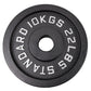 Vægtskive 10 Kg. Sort Metal 1 Stk. Ø50 mm - NORDIC POWER