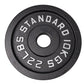 Vægtskive 10 Kg. Sort Metal 1 Stk. Ø50 mm - NORDIC POWER