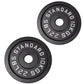 Vægtskive 10 Kg. Sort Metal 1 Stk. Ø50 mm - NORDIC POWER