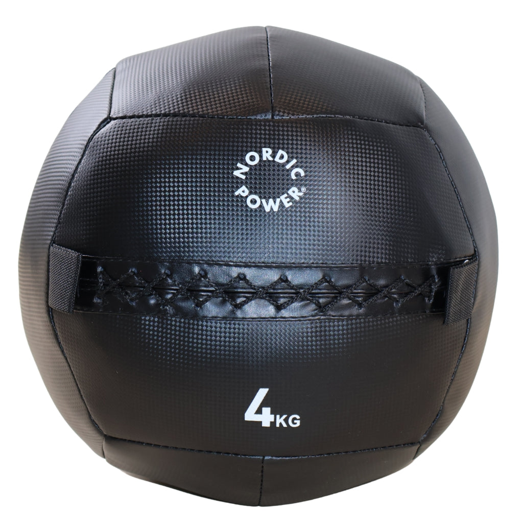 Wall Ball 4 kg, Sort - NORDIC POWER