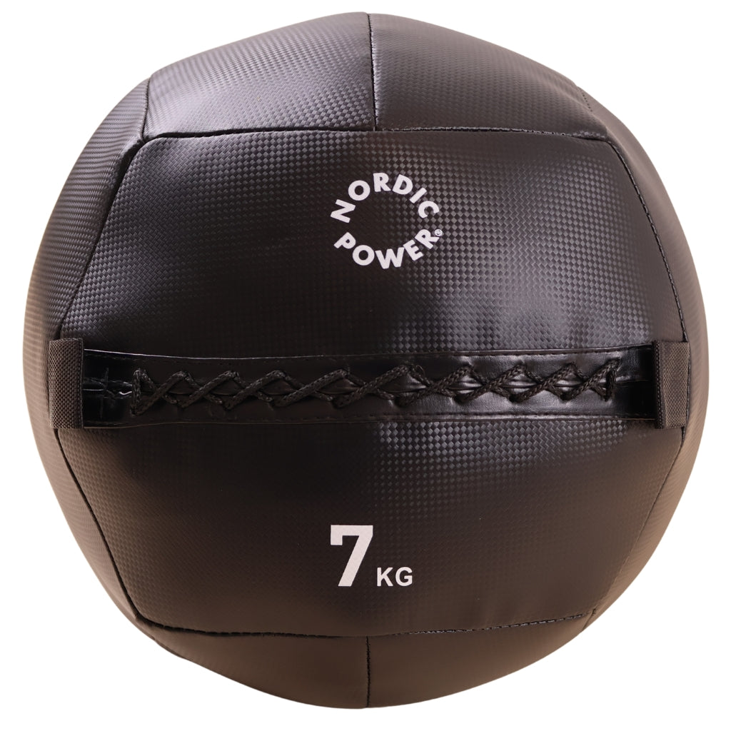 Wall Ball 7 kg, Sort - NORDIC POWER