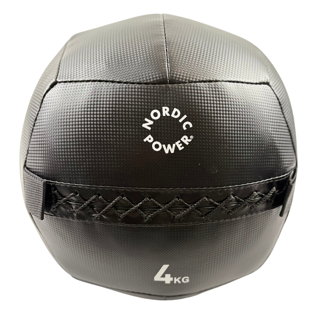 Wall Ball 4 kg, Sort - NORDIC POWER