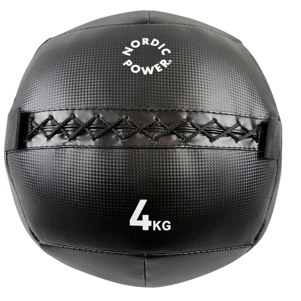 Wall Ball 4 kg, Sort - NORDIC POWER