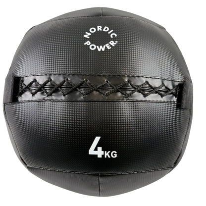 Wall Ball 4 kg, Sort - NORDIC POWER