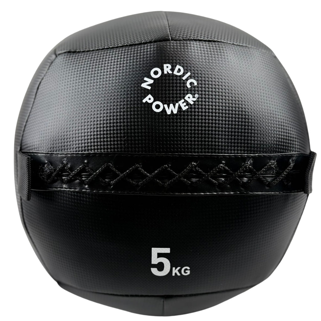 Wall Ball 5 kg, Sort - NORDIC POWER