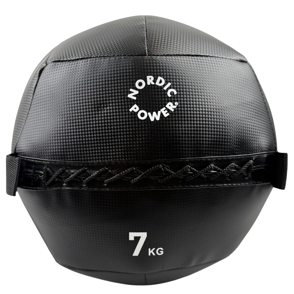 Wall Ball 7 kg, Sort - NORDIC POWER