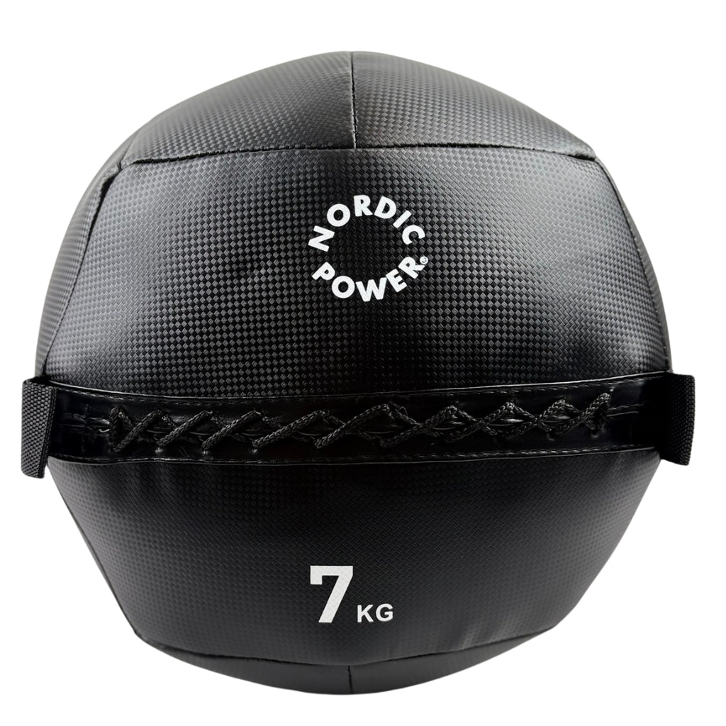 Wall Ball 7 kg, Sort - NORDIC POWER