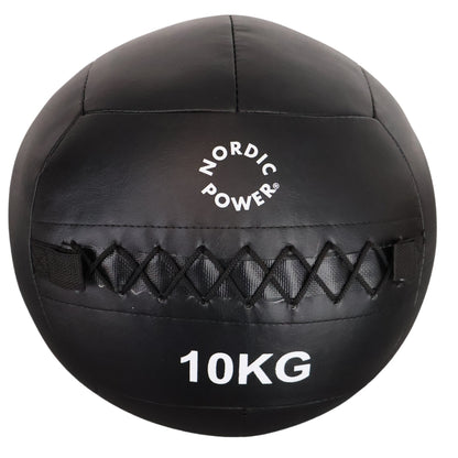 Wall Ball 10 kg, Sort - NORDIC POWER