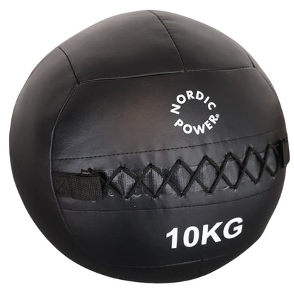 Wall Ball 10 kg, Sort - NORDIC POWER