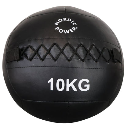 Wall Ball 10 kg, Sort - NORDIC POWER