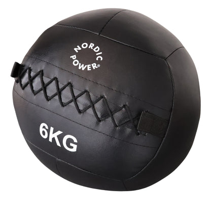 Wall Ball 6 kg, Sort - NORDIC POWER