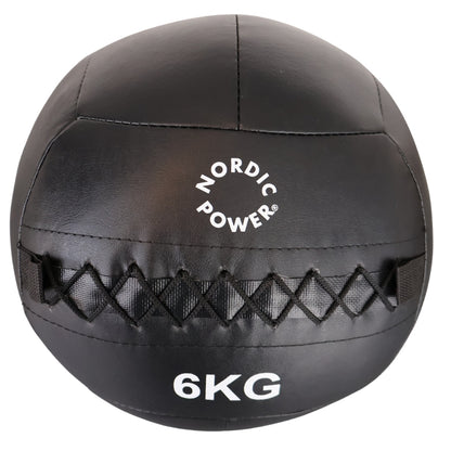 Wall Ball 6 kg, Sort - NORDIC POWER