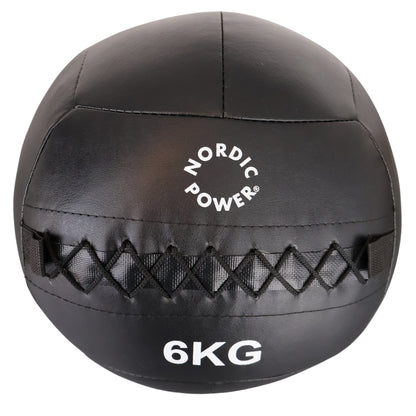 Wall Ball 6 kg, Sort - NORDIC POWER