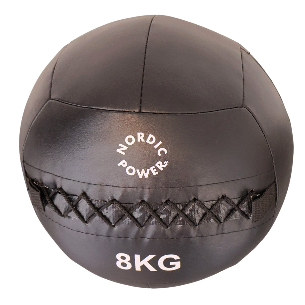 Wall Ball 8 kg, Sort - NORDIC POWER