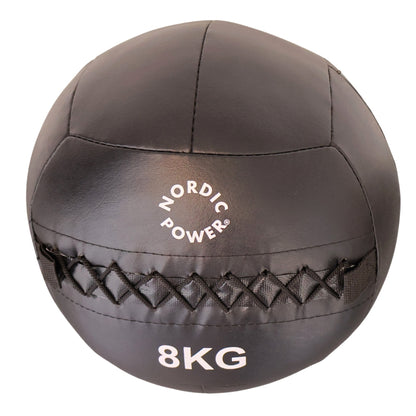 Wall Ball 8 kg, Sort - NORDIC POWER