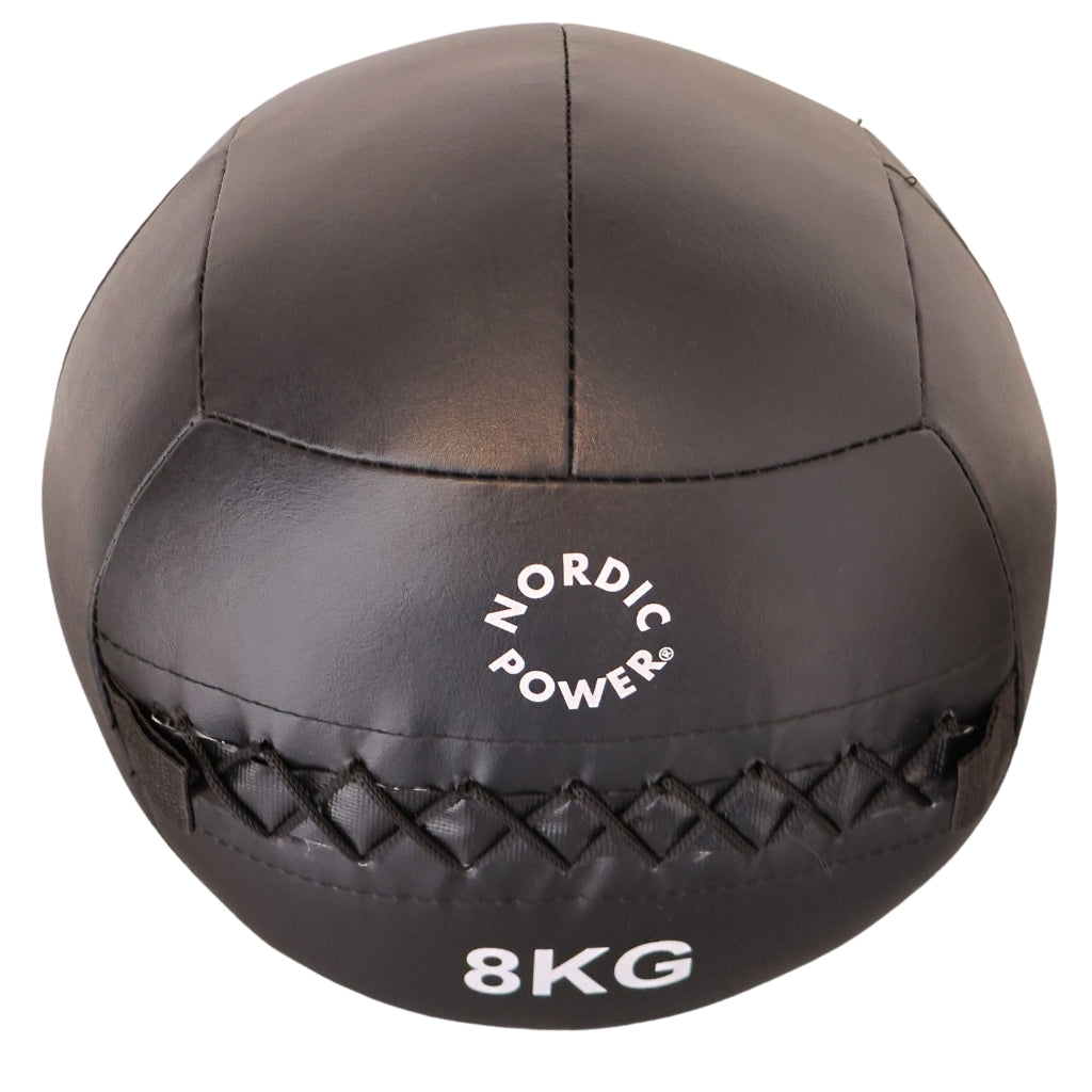 Wall Ball 8 kg, Sort - NORDIC POWER