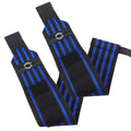 Håndledsstøtte - Wrist Wrap Blå / Sort 2 Stk - NORDIC POWER - Tilbud