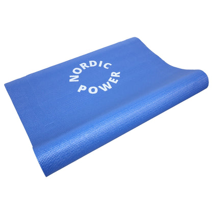 12 Stk. Yogamåtter, Blå 6 mm. NORDIC POWER