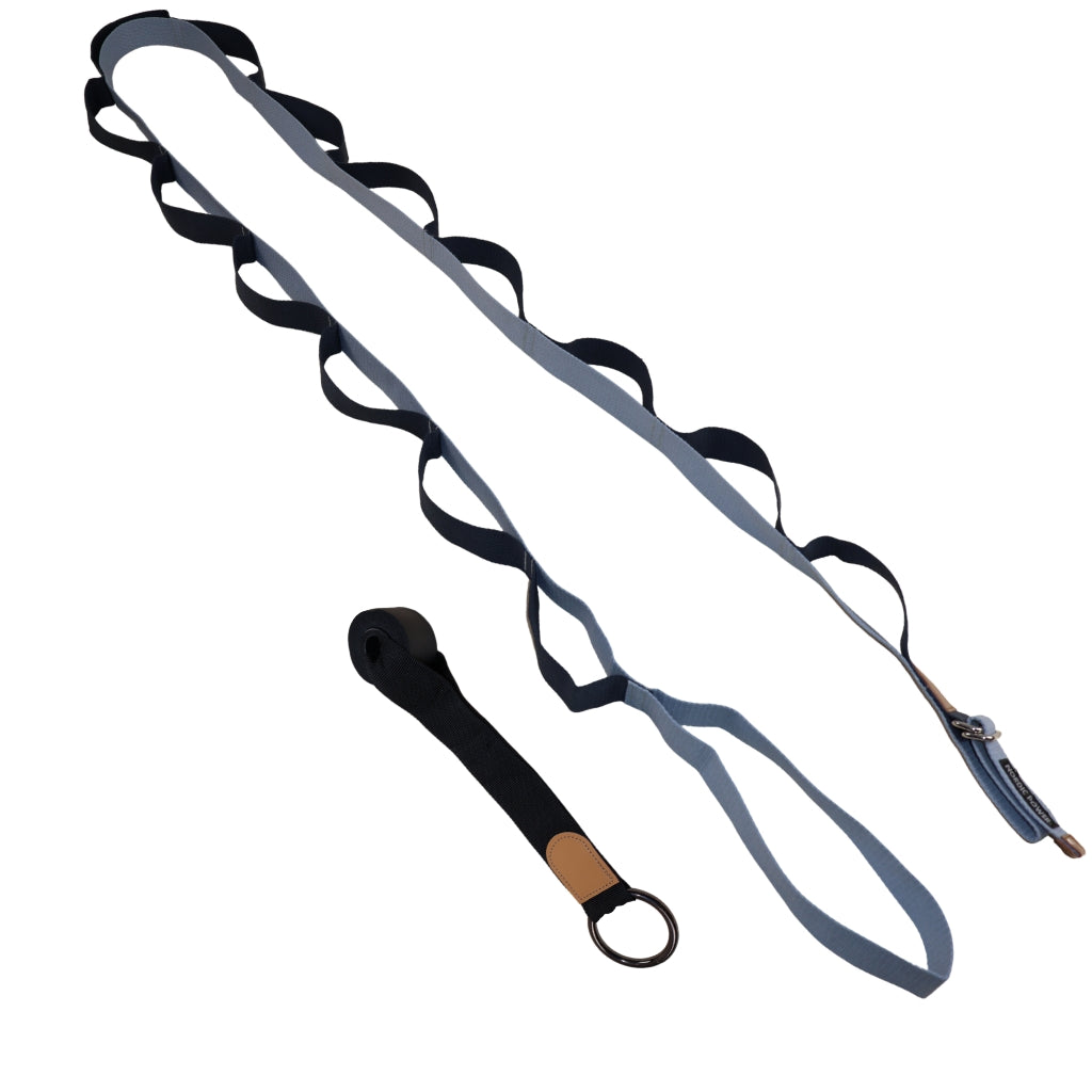 Yoga Stretching Strap, grå - NORDIC POWER