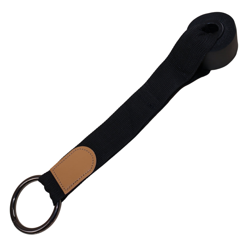 Yoga Stretching Strap, lilla og grå - NORDIC POWER