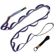 Yoga Stretching Strap, lilla og grå - NORDIC POWER