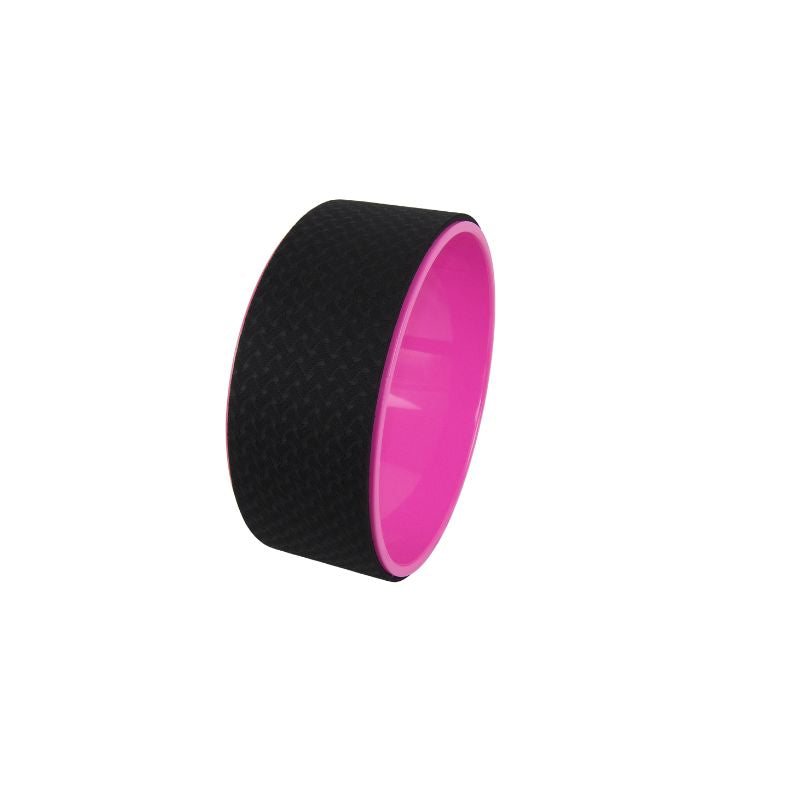 Yoga Wheel, Yogahjul Sort & Pink - Sommer Tilbud